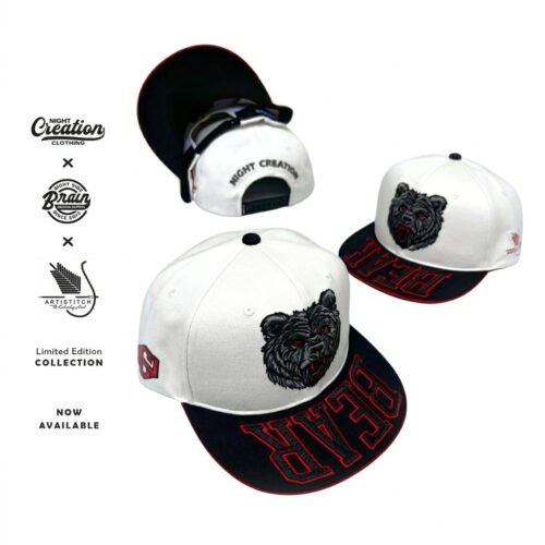 3D BEAR CAP "IVORY"